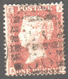 Great Britain Scott 33 Used Plate 193 - AE - Click Image to Close